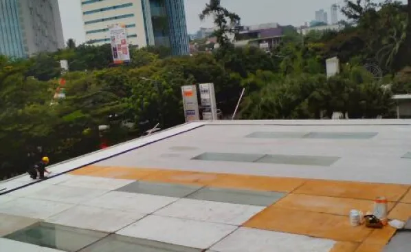Commersial Building Waterproofing Polyurethane-MasterSeal Roof 3000 System<br>Proyek Talavera Building Jakarta 1 whatsapp_image_2020_04_03_at_16_38_29_1